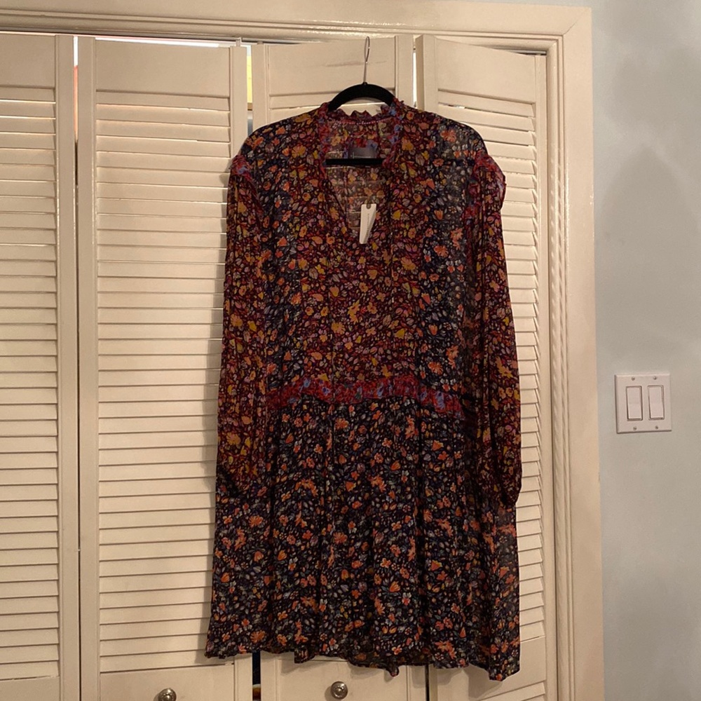 🌹🌸💐🌺 Floral Drop-Waist Dress